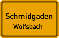 Straßen in Schmidgaden Wolfsbach