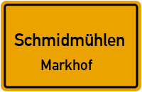 Straßen in Schmidmühlen Markhof