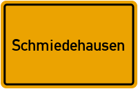 City Sign Schmiedehausen