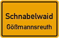 Straßen in Schnabelwaid Gößmannsreuth