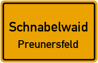 Dorfstraße in SchnabelwaidPreunersfeld