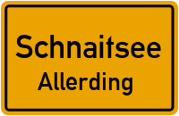 Straßen in Schnaitsee Allerding