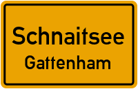 Straßen in Schnaitsee Gattenham
