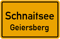 Straßenverzeichnis Schnaitsee Geiersberg