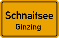 Straßen in Schnaitsee Ginzing