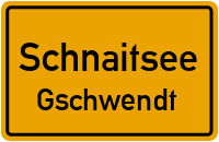 Straßen in Schnaitsee Gschwendt