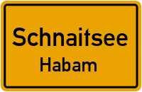 Straßenverzeichnis Schnaitsee Habam
