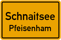 Straßen in Schnaitsee Pfeisenham