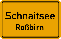 Straßen in Schnaitsee Roßbirn