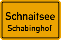Straßen in Schnaitsee Schabinghof