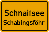 Straßen in Schnaitsee Schabingsföhr