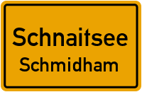 Straßen in Schnaitsee Schmidham