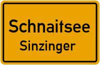Straßenverzeichnis Schnaitsee Sinzinger