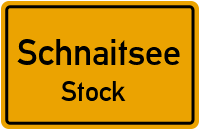 Straßenverzeichnis Schnaitsee Stock