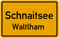 Straßen in Schnaitsee Waltlham