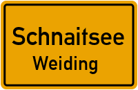 Straßenverzeichnis Schnaitsee Weiding