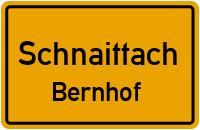 Straßenverzeichnis Schnaittach Bernhof