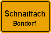 Straßenverzeichnis Schnaittach Bondorf