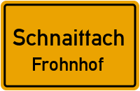 Straßen in Schnaittach Frohnhof