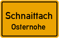 Straßenverzeichnis Schnaittach Osternohe