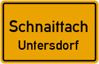 Straßen in Schnaittach Untersdorf