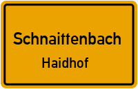 Straßenverzeichnis Schnaittenbach Haidhof