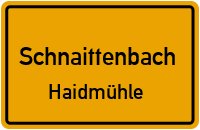 Straßen in Schnaittenbach Haidmühle