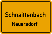 Straßenverzeichnis Schnaittenbach Neuersdorf