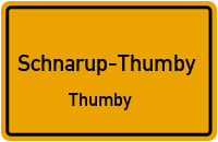 Schnaruper Straße in Schnarup-ThumbyThumby