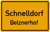 Straßenverzeichnis Schnelldorf Belznerhof