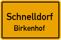 Straßen in Schnelldorf Birkenhof