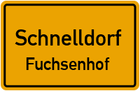 Straßen in Schnelldorf Fuchsenhof