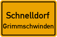 Straßenverzeichnis Schnelldorf Grimmschwinden