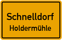 Straßen in Schnelldorf Holdermühle