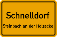 Straßen in Schnelldorf Steinbach an der Holzecke