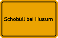 City Sign Schobüll bei Husum