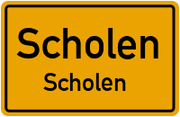 Dorfstraße in ScholenScholen