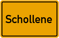 Ortsschild von Schollene in Sachsen-Anhalt