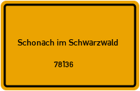 78136 Schonach im Schwarzwald