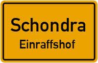 Straßenverzeichnis Schondra Einraffshof