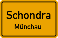 Straßenverzeichnis Schondra Münchau