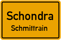 Straßenverzeichnis Schondra Schmittrain