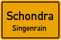 Straßen in Schondra Singenrain