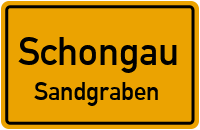 Marie-Eberth-Straße in SchongauSandgraben