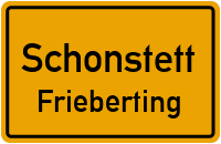 Straßenverzeichnis Schonstett Frieberting