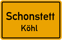 Straßenverzeichnis Schonstett Köhl
