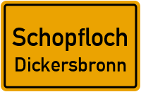 Straßenverzeichnis Schopfloch Dickersbronn