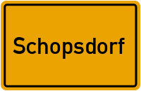 City Sign Schopsdorf