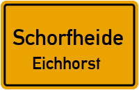 Eberswalder Chaussee in SchorfheideEichhorst