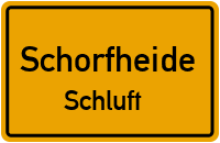 Schlufter Hauptstraße in SchorfheideSchluft